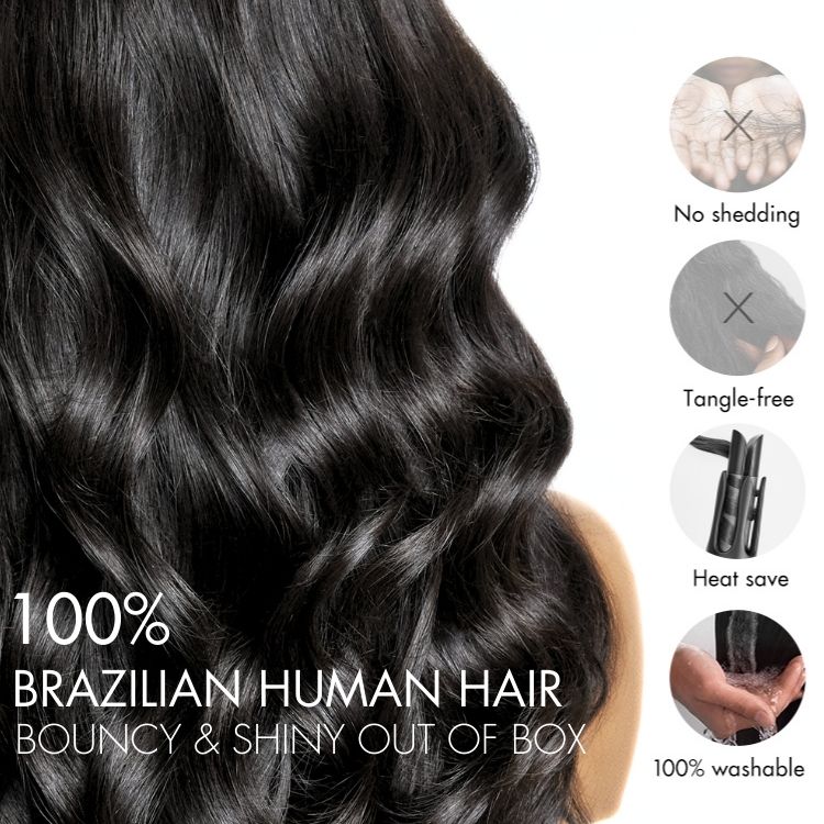 Luvme Too Easy Texture™ Yaki Straight 100% Virgin Human Hair Bundles 1pc / 3pcs - US Only