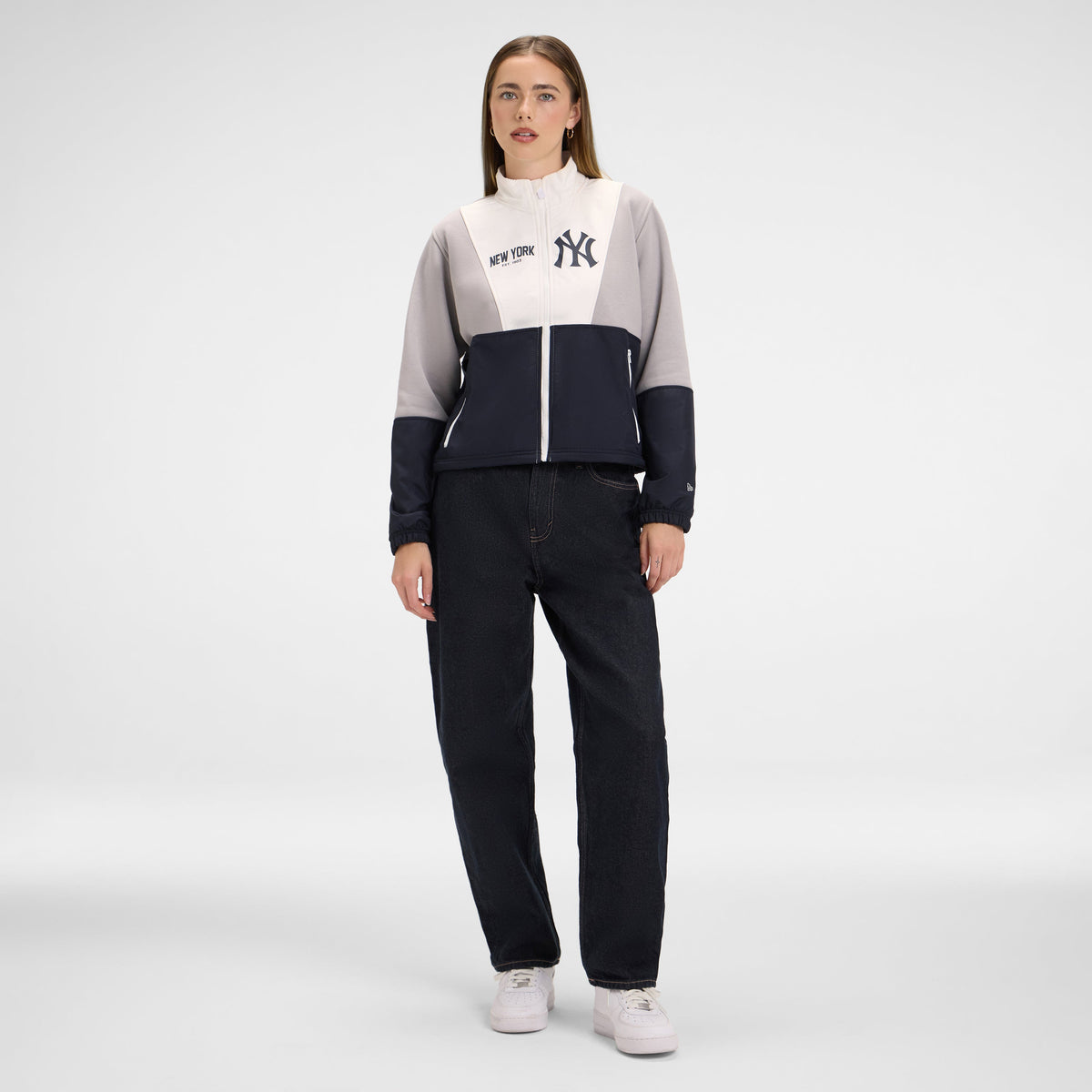 New York Yankees Leisure Women's Full-Zip Sweatshirt