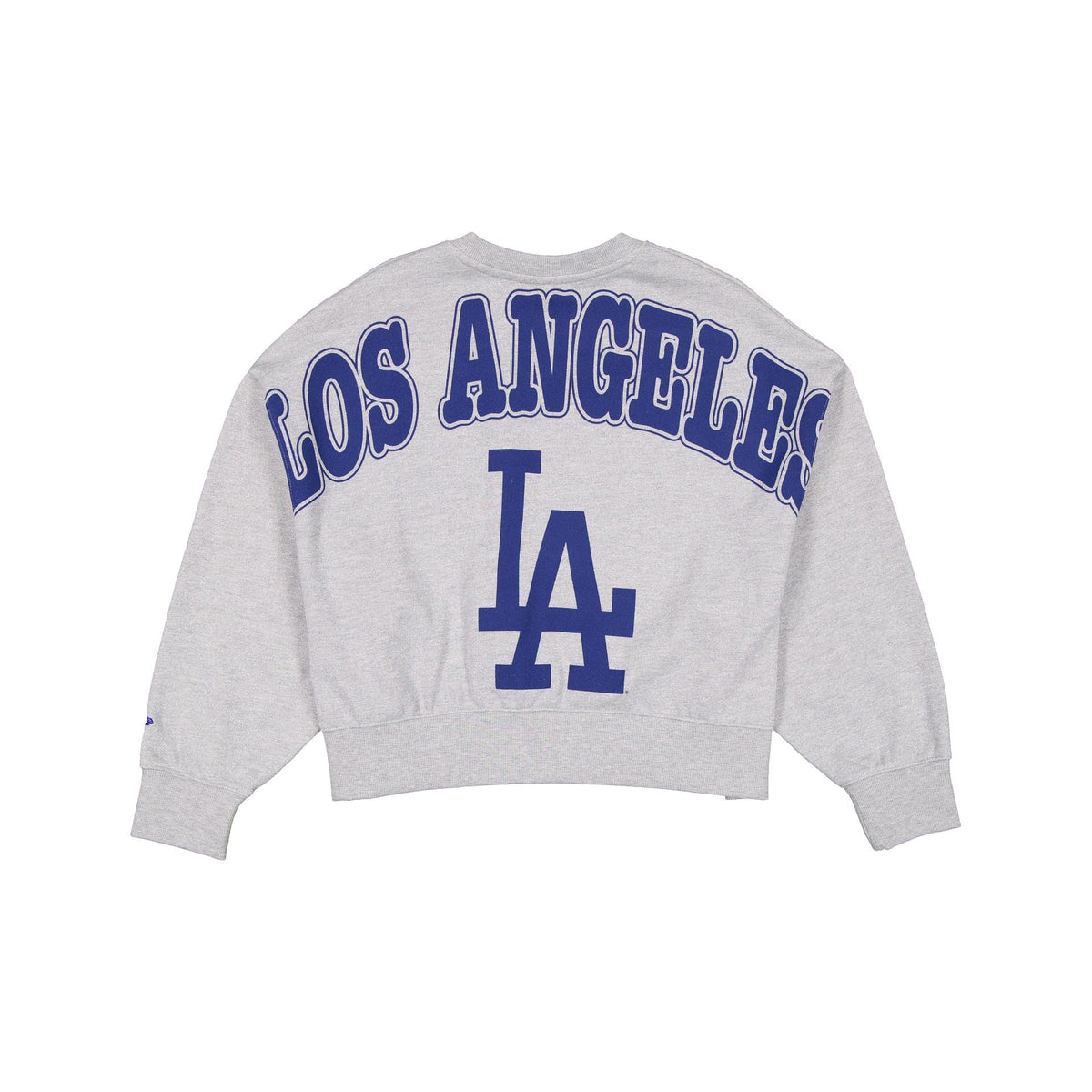 Los Angeles Dodgers Glam Game Women's Oversized Glittery Crewneck