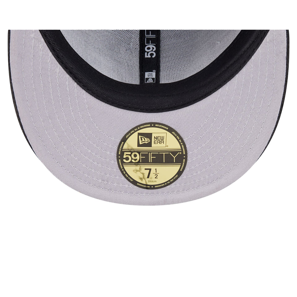 Just Caps Static Logo Atlanta Braves 59FIFTY Fitted Cap
