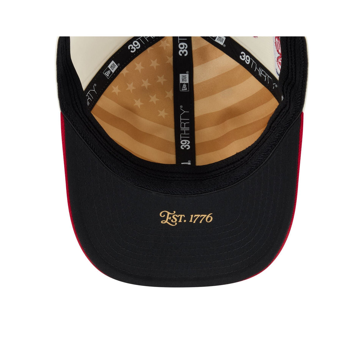 Los Angeles Angels Independence Day 2026 39THIRTY M-Crown Stretch Fit Hat