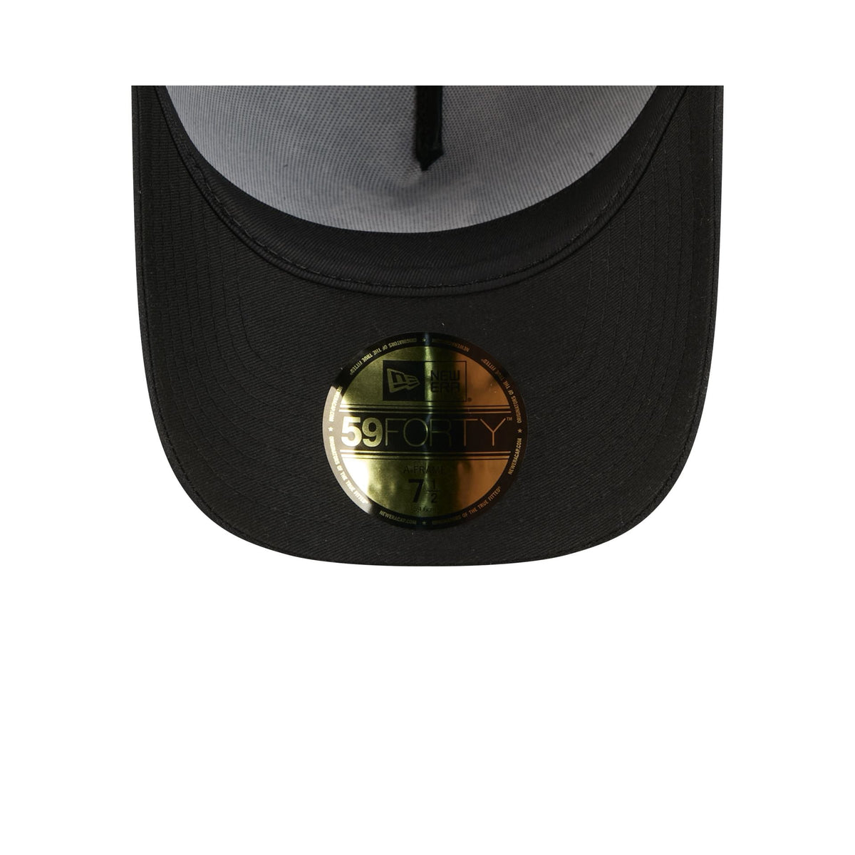 New York Mets Waxed Canvas Black 59FORTY A-Frame Fitted Hat