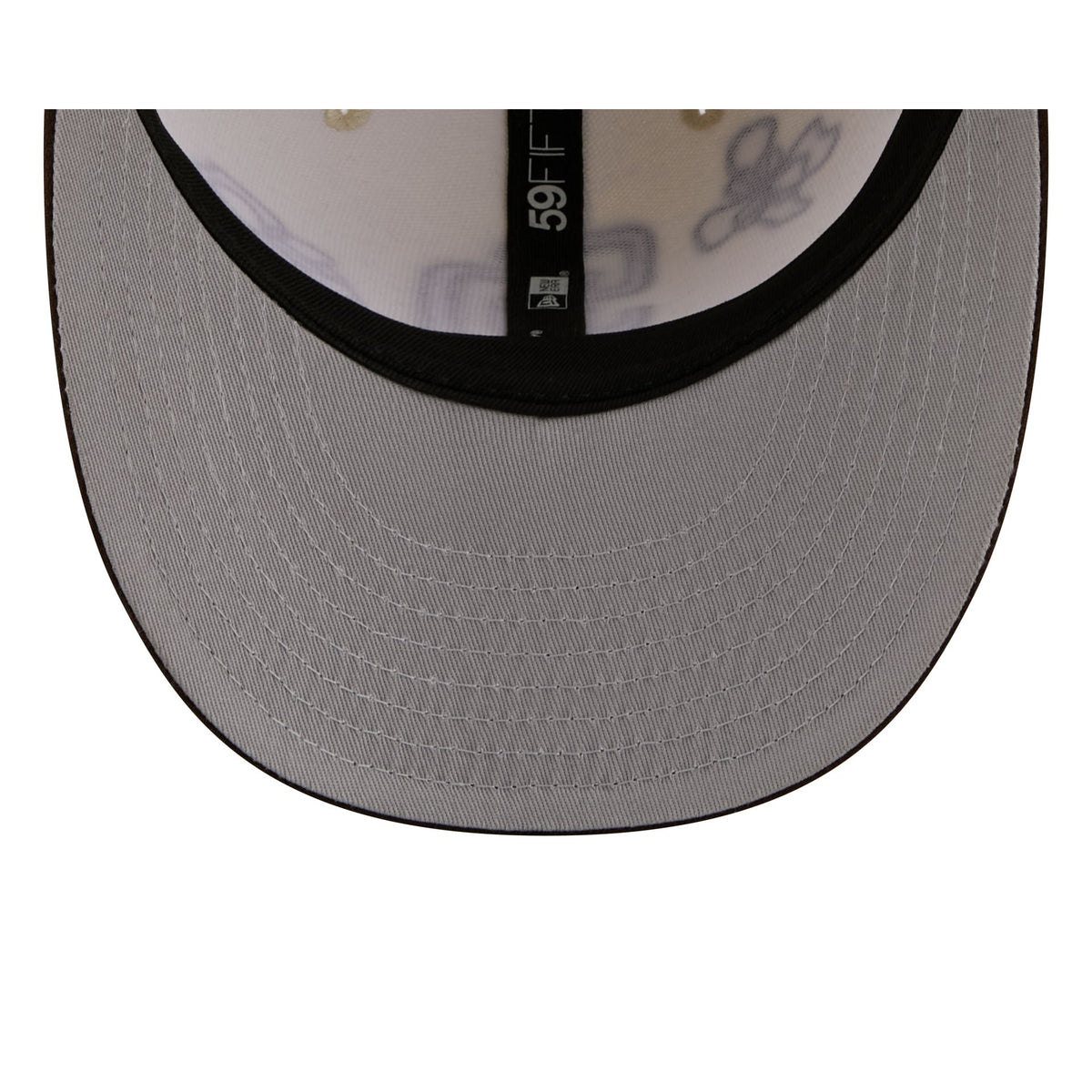San Diego Padres Floral Outline 59FIFTY Fitted Hat