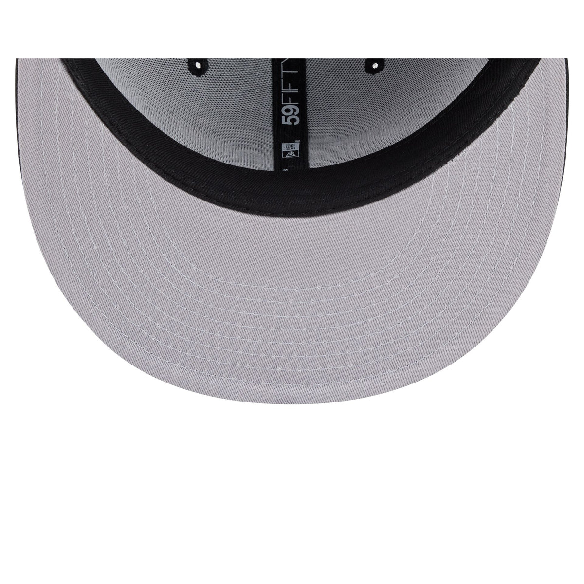 New York Mets Black and White Basic 59FIFTY Fitted Hat