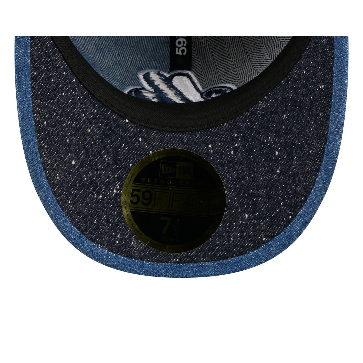 Montreal Expos Multi-Panel Denim Retro Crown 59FIFTY Fitted Hat