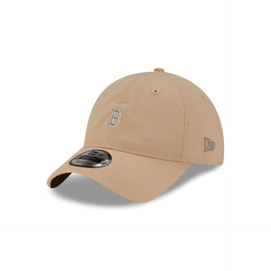 Boston Red Sox Mini Logo Mocha 9TWENTY Adjustable Hat