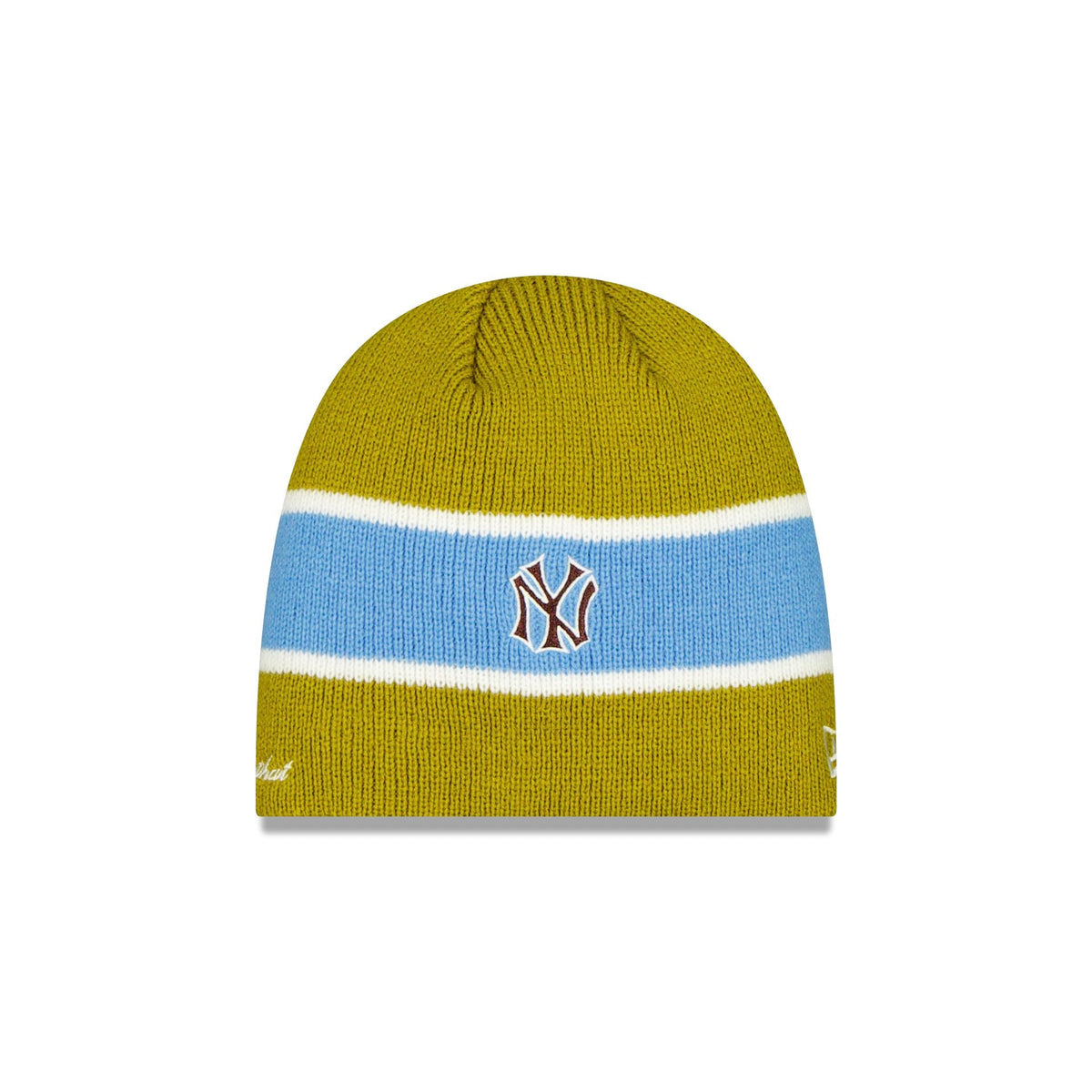 thisisneverthat® x New York Yankees Skull Knit Olive Hat
