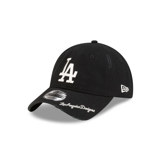Los Angeles Dodgers Distressed Black 9TWENTY Adjustable Hat