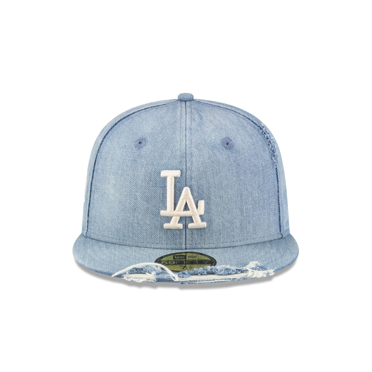 Los Angeles Dodgers Distressed Denim 59FIFTY Fitted Hat