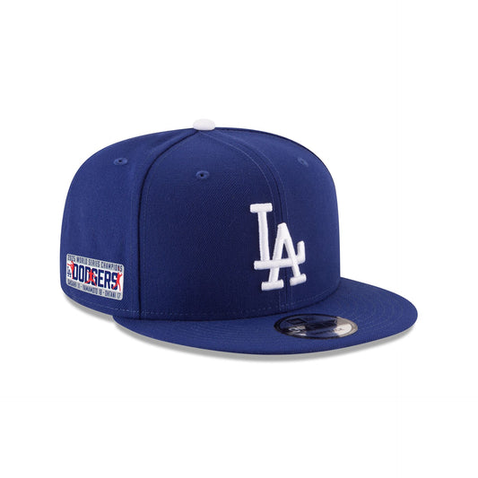 Los Angeles Dodgers 2025 World Series Champions Players Patch 9FIFTY Snapback Hat