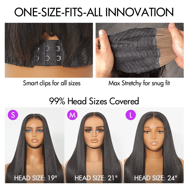 Luvme All-Day Comfort™ Wig Deep Wave Glueless Minimalist HD Lace Human Hair Curly Wig Pre-Cut Lace