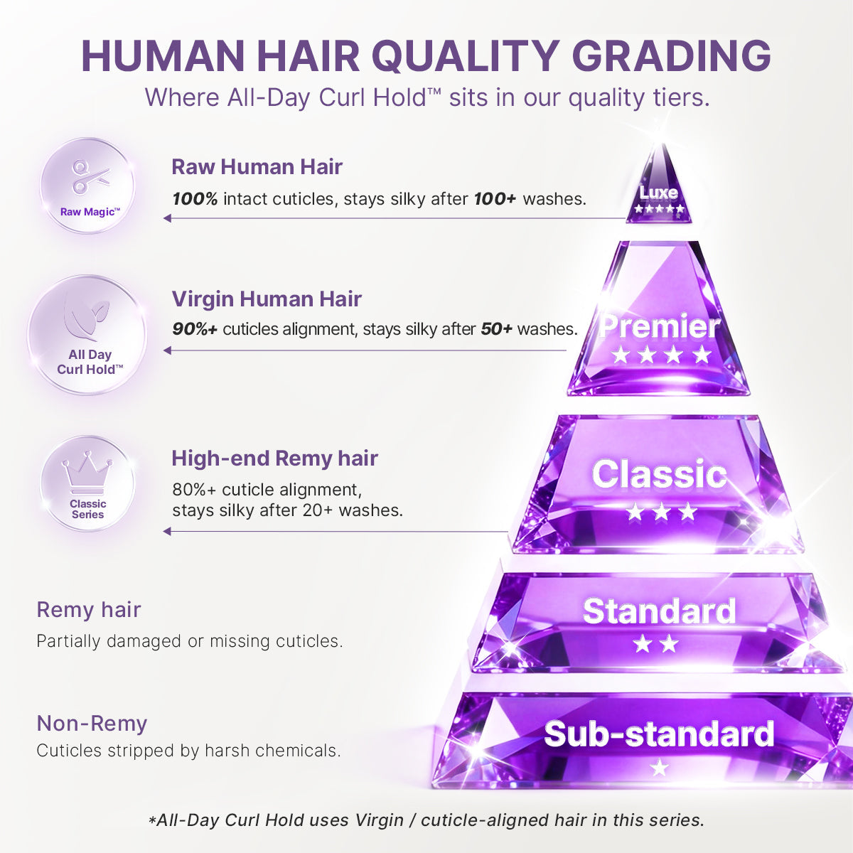 All-Day Curl Hold™ Premier Grade Hair 250% Density Loose Wave SilkShield™ Glueless 13x4 HD Lace Front Wig Pre-Cut Lace Flexi-Fit Drawstring Cap