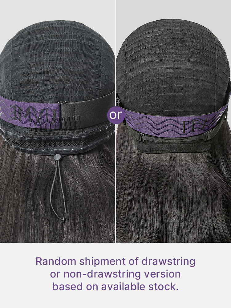 PreMax Wigs | Natural Looking Brown Highlight Silky Blunt Cut Bob Glueless 13x4 Frontal Pre-Cut Lace Wig