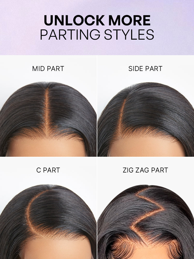 Wet and Wavy 5x5 Closure Pre-Cut Lace Water Wave Wig Glueless Side Part Human Hair Wig