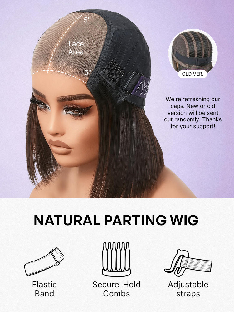 Wet and Wavy 5x5 Closure Pre-Cut Lace Water Wave Wig Glueless Side Part Human Hair Wig