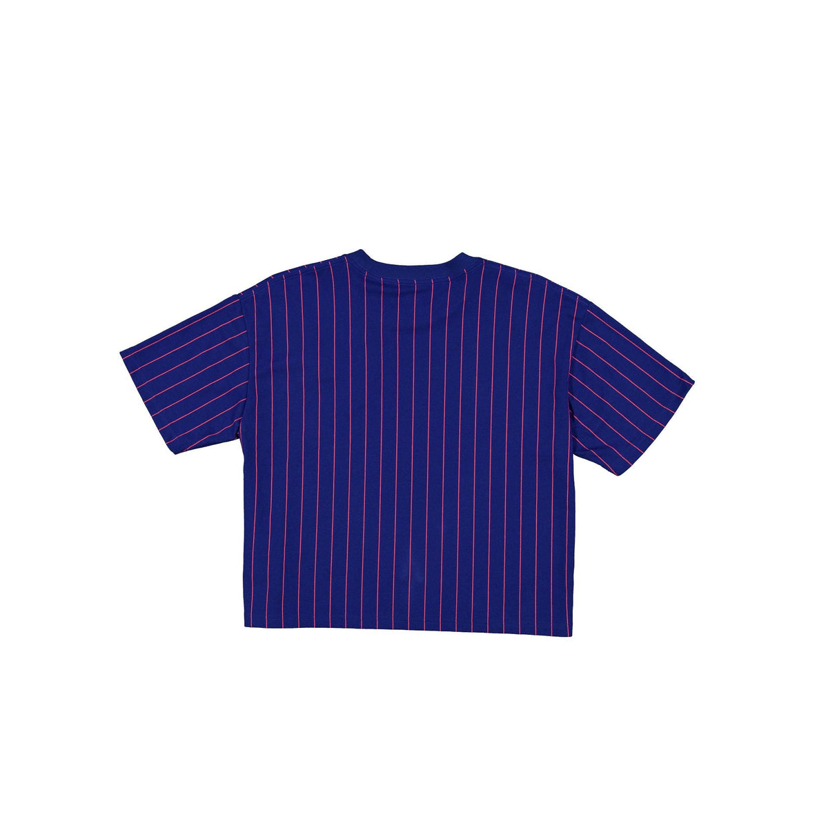 Buffalo Bills Throwback Women's Cropped Pinstripe T-Shirt