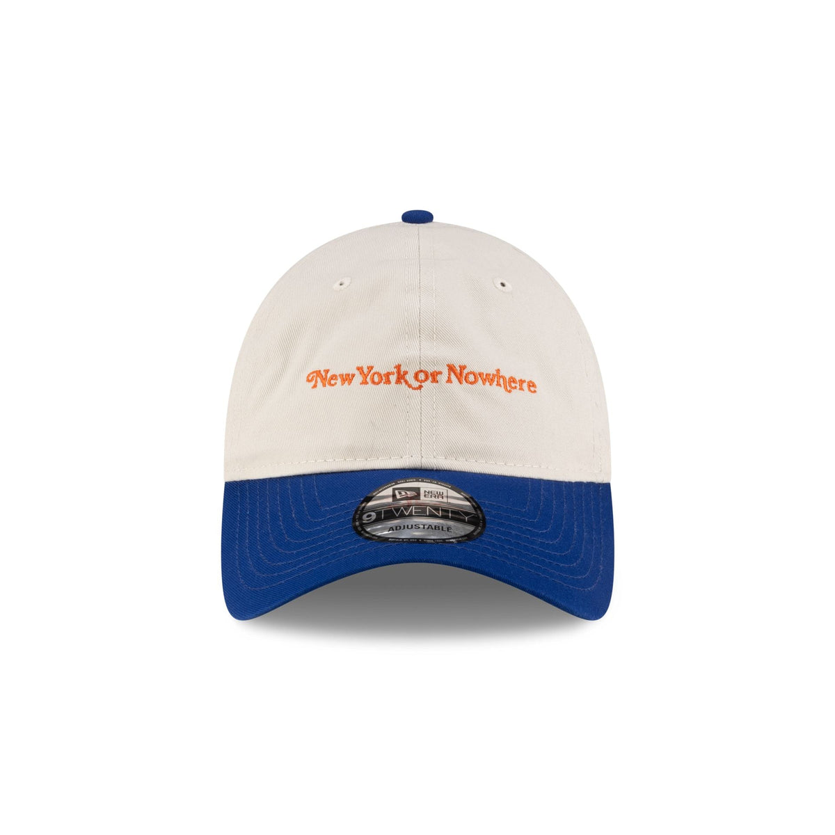 New York or Nowhere x New York Mets Chrome White Wordmark 9TWENTY Adjustable Hat