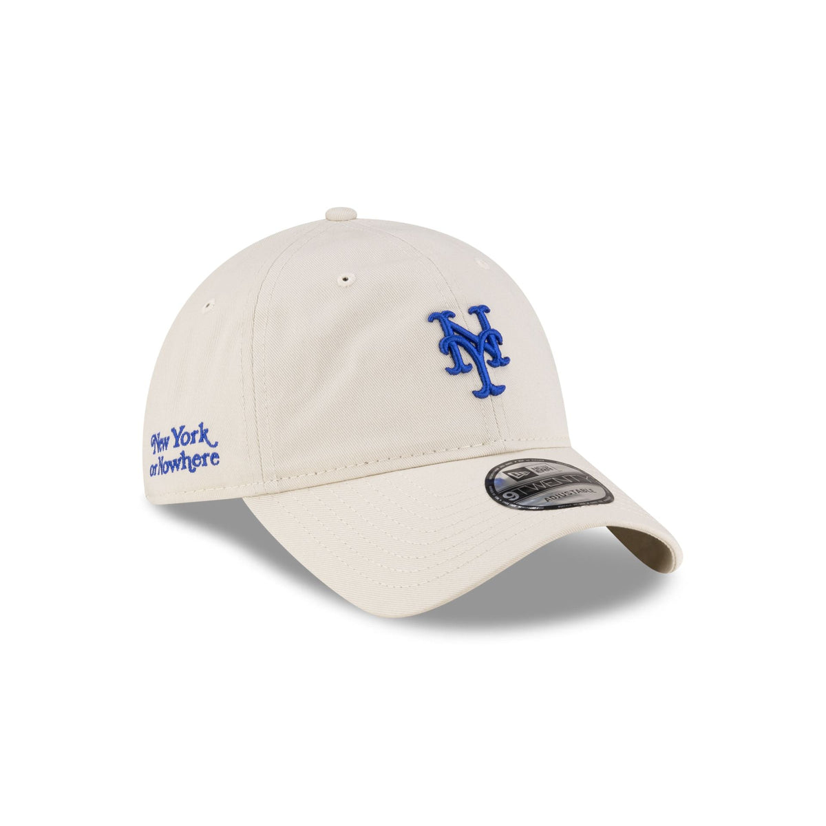 New York or Nowhere x New York Mets Chrome White 9TWENTY Adjustable Hat