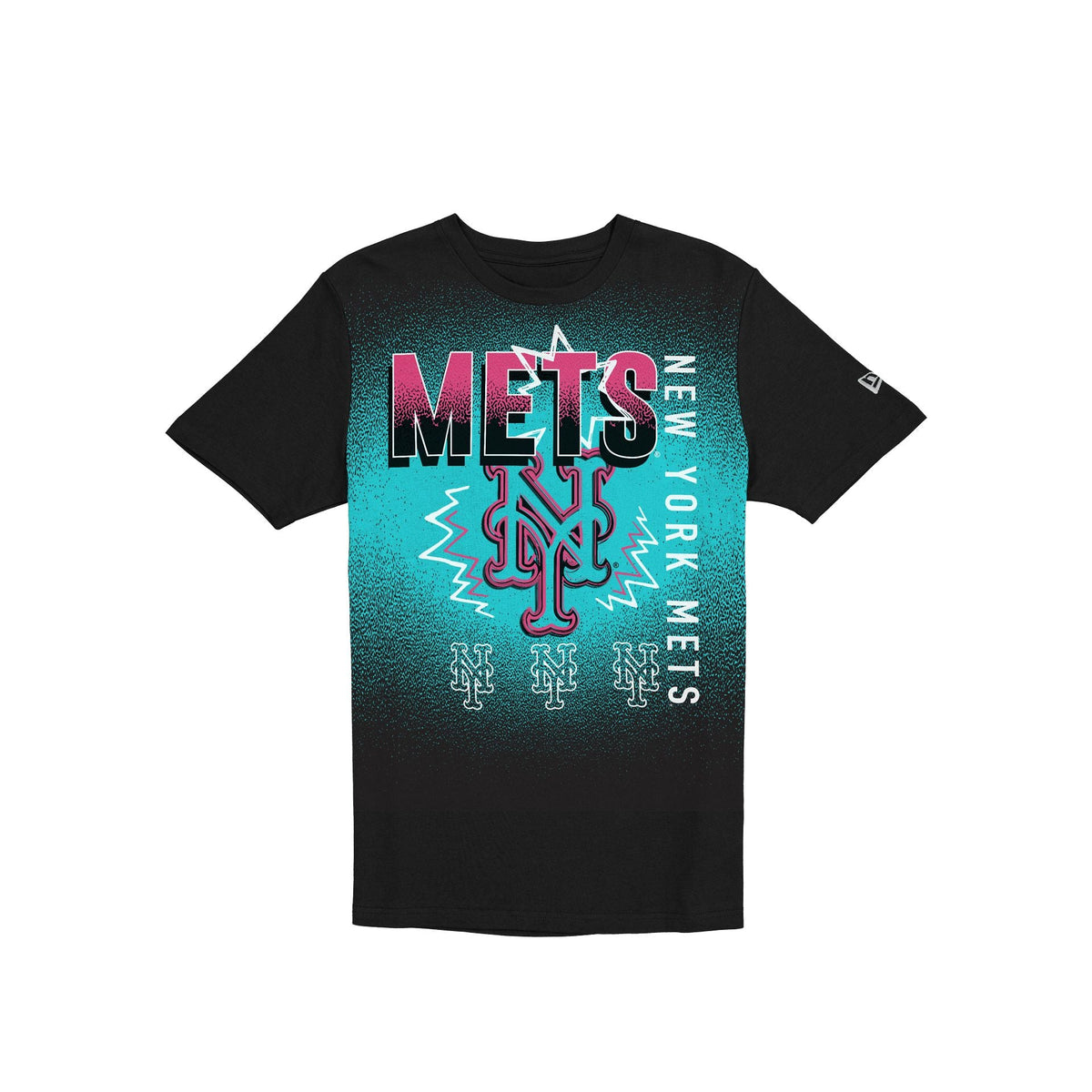 New York Mets Lifestyle Graphics Black T-Shirt