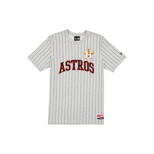 Houston Astros Throwback Retro Gray Pinstripe T-Shirt