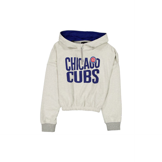 Chicago Cubs Sport Night Heather Gray Women's Hoodie