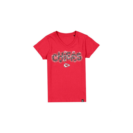 Kansas City Chiefs Flip Sequin Girls T-Shirt