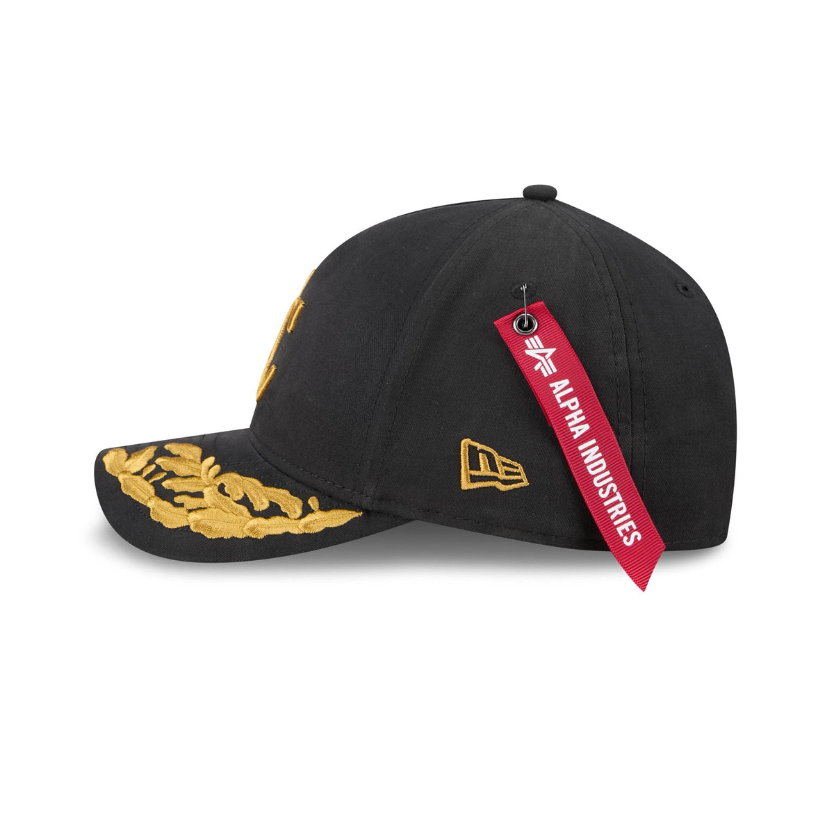 Alpha Industries x Kansas City Royals Black 9FORTY M-Crown A-Frame Snapback Hat