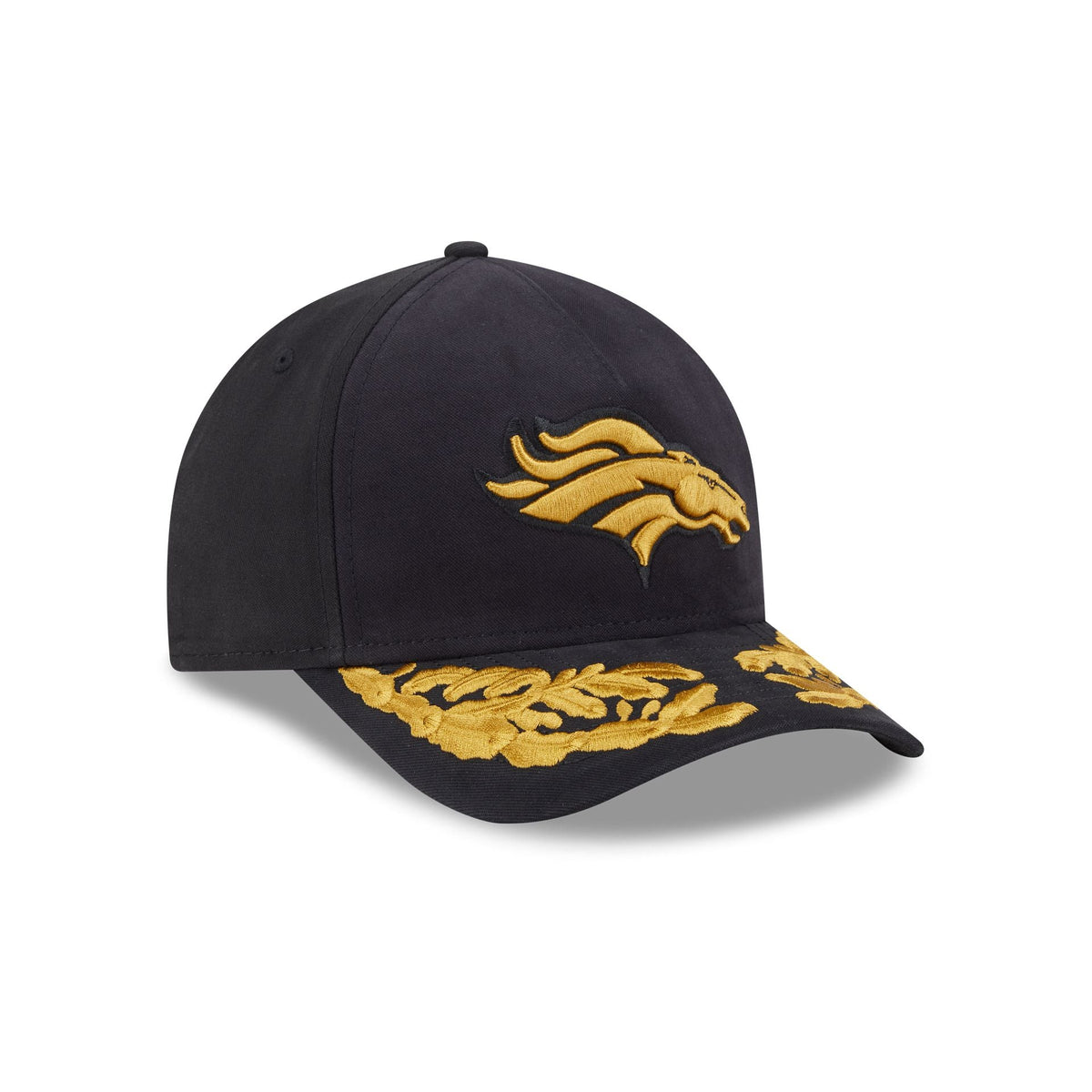 Alpha Industries x Denver Broncos Black 9FORTY M-Crown A-Frame Snapback Hat