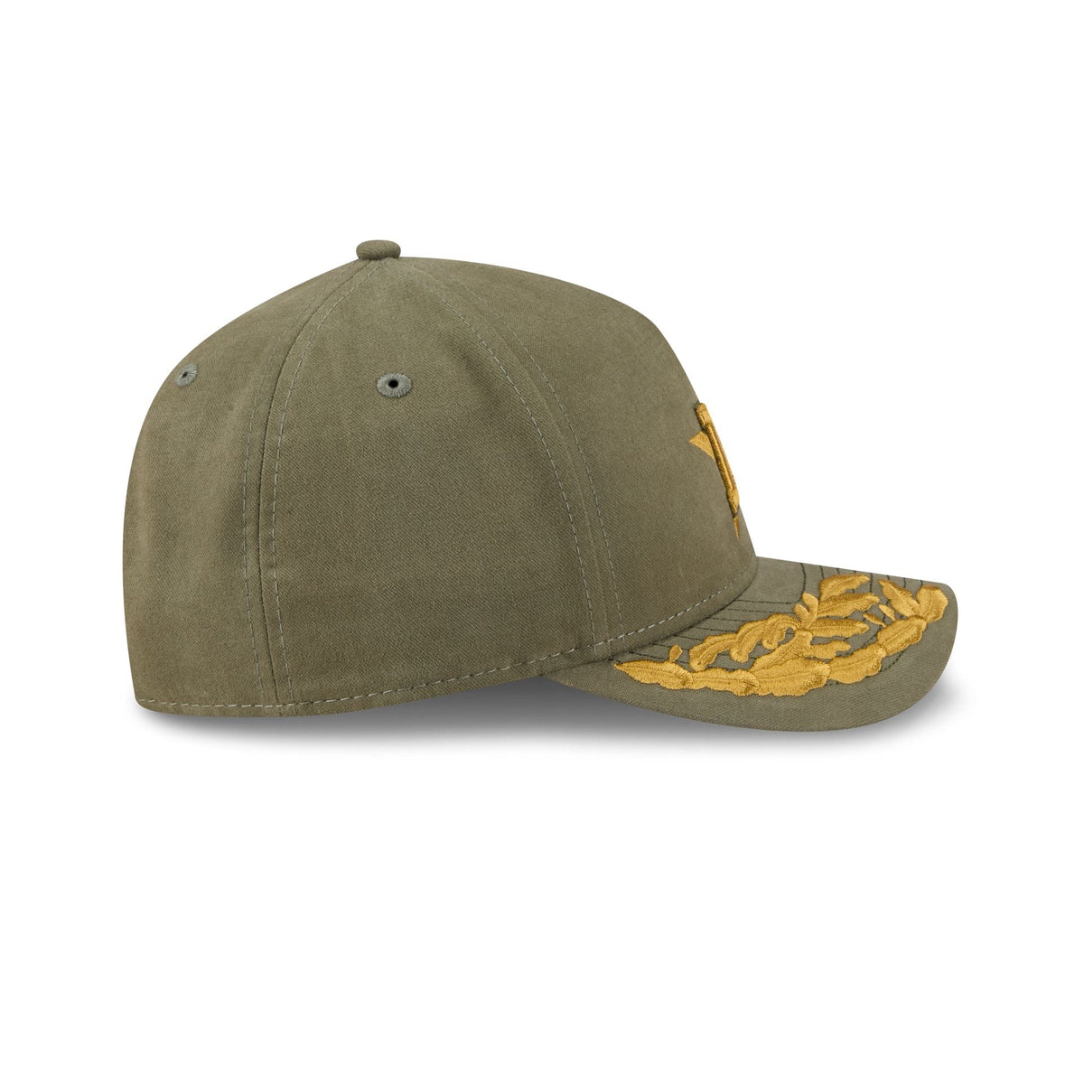 Alpha Industries x Houston Astros Olive Green 9FORTY M-Crown A-Frame Snapback Hat