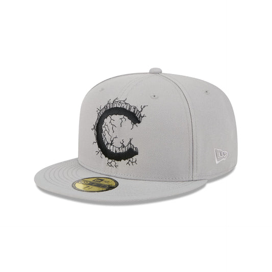 Chicago Cubs Cracked Cement 59FIFTY Fitted Hat