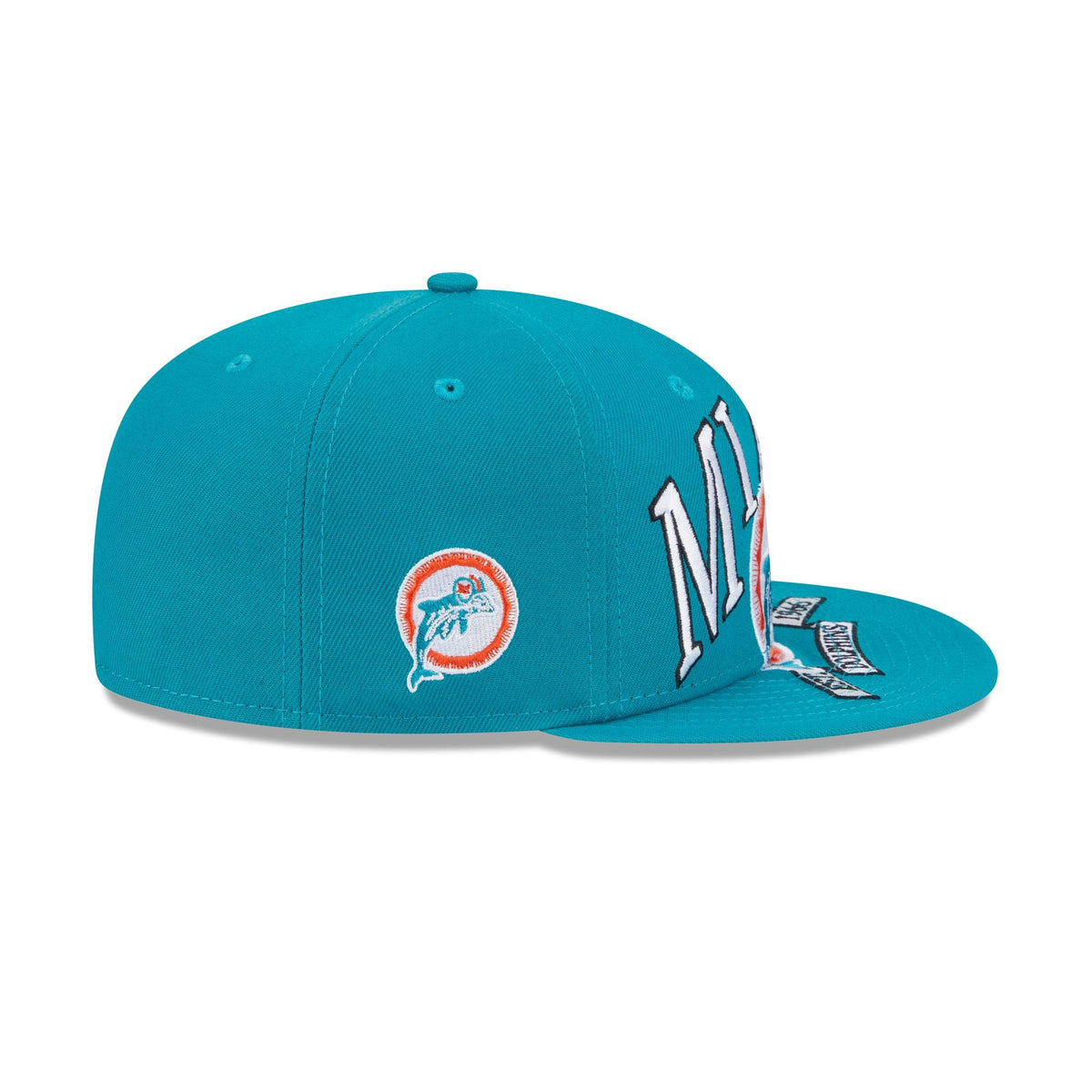 Miami Dolphins Oversized 59FIFTY Fitted Hat