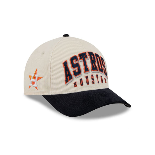 Houston Astros Stacked Corduroy 9FORTY M-Crown A-Frame Snapback Hat