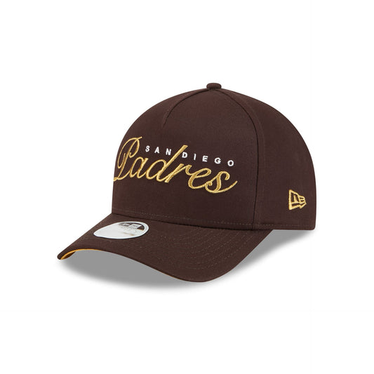 San Diego Padres Metallic Women's 9FORTY M-Crown A-Frame Snapback Hat