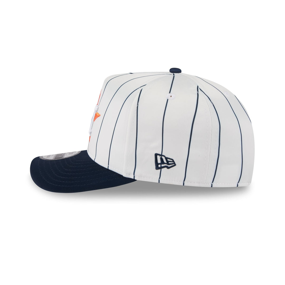 Houston Astros Satin Pinstripe 9FIFTY A-Frame Snapback Hat