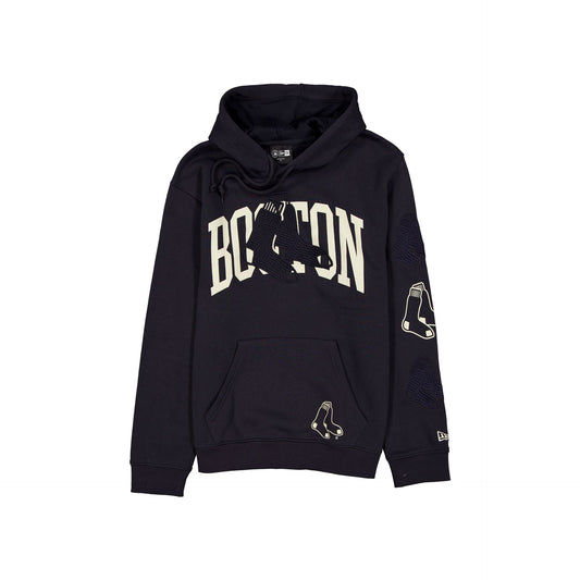 Boston Red Sox Overlay Navy Hoodie