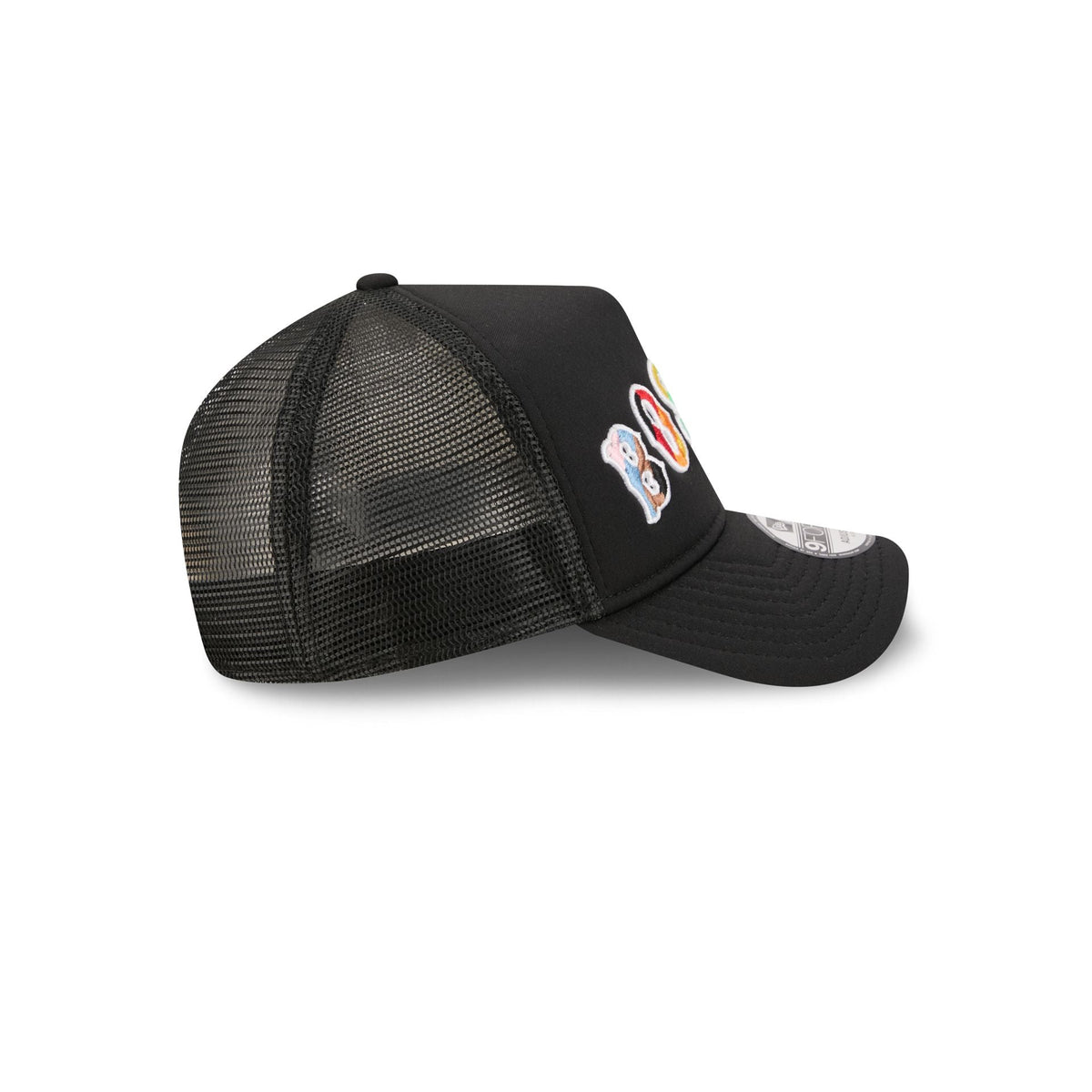 Boston Red Sox Rainbow Wordmark 9FORTY A-Frame Trucker Hat