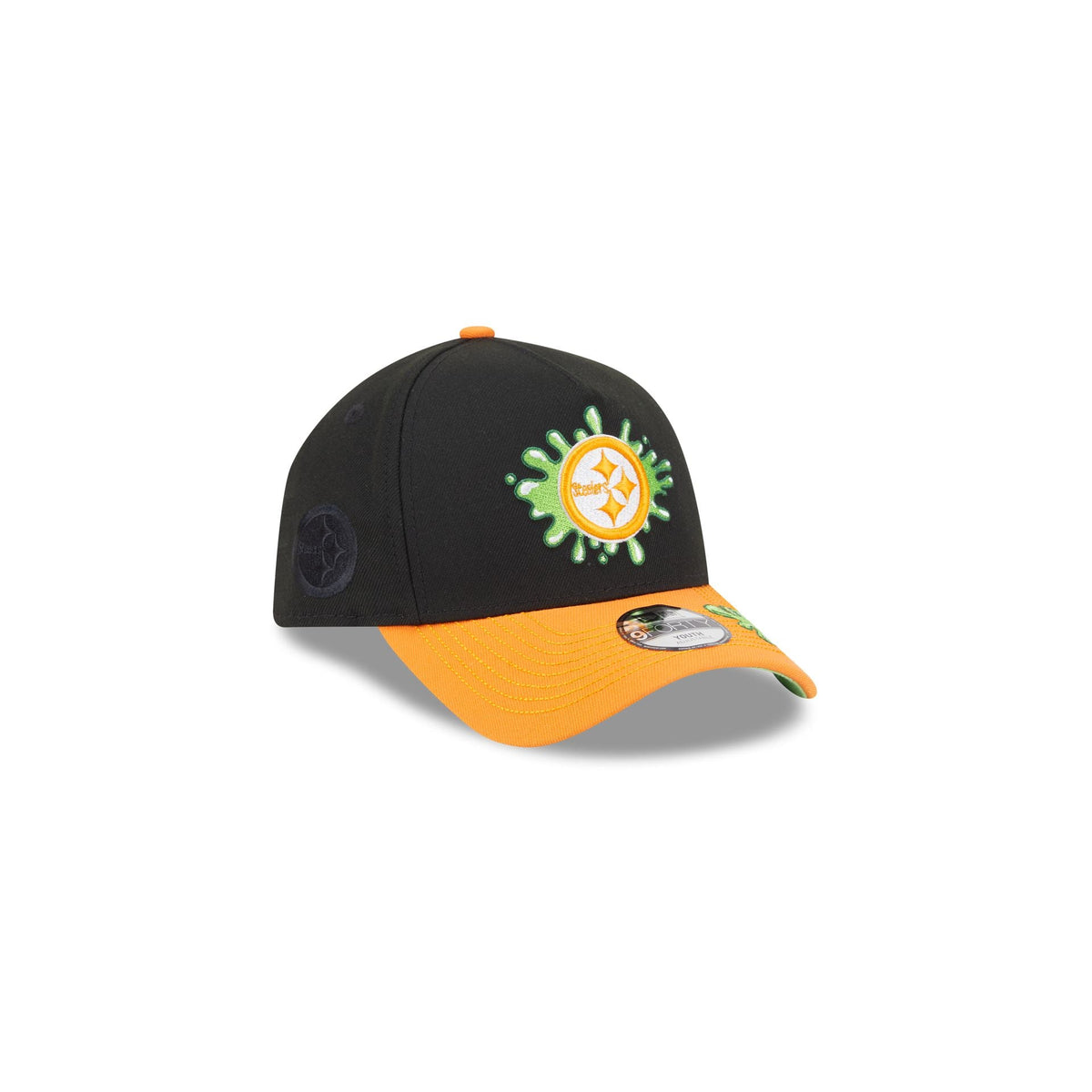 Nickelodeon Slime x Pittsburgh Steelers Kids 9FORTY A-Frame Snapback Hat