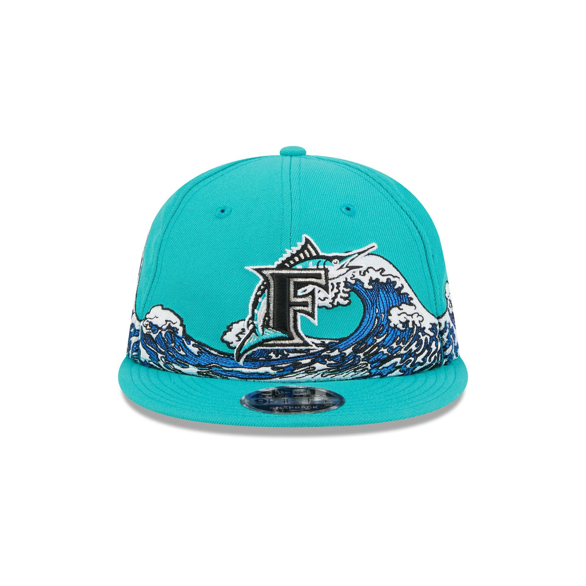 Miami Marlins Tidal Flow Retro Crown 9FIFTY Adjustable Hat