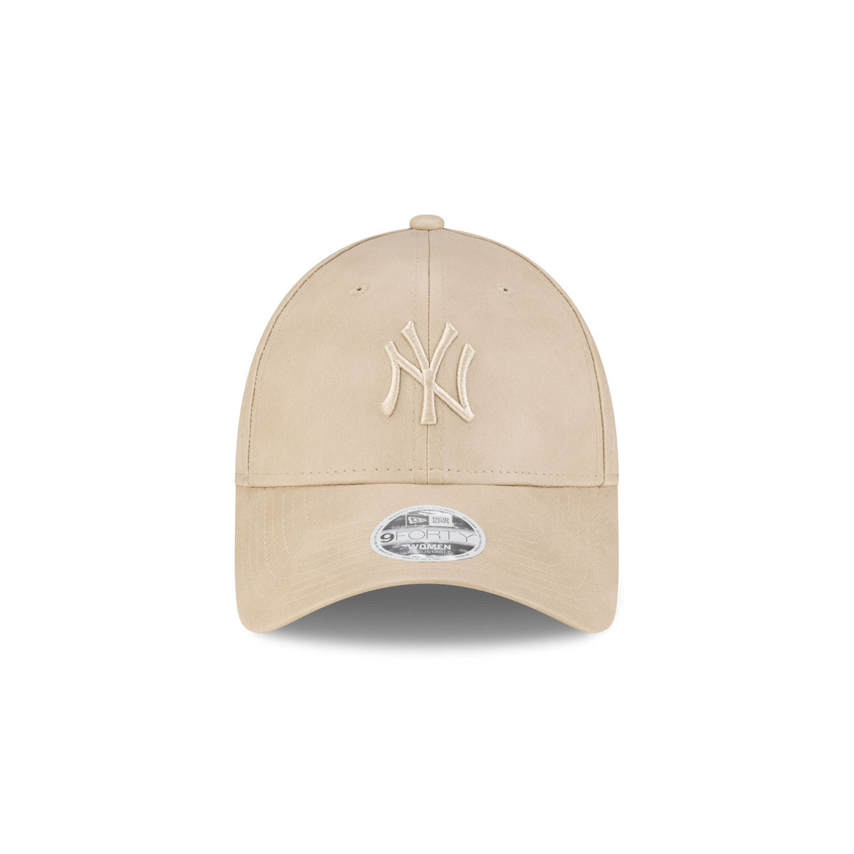 New York Yankees Faux Leather Women's Stone 9FORTY Adjustable Hat