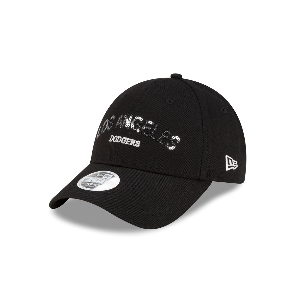 Los Angeles Dodgers Sequin Wordmark Women's 9FORTY Adjustable Hat