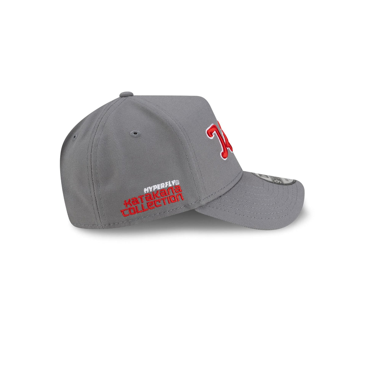 Hyperfly Katakana x Philadelphia Phillies Gray 9FORTY A-Frame Snapback Hat