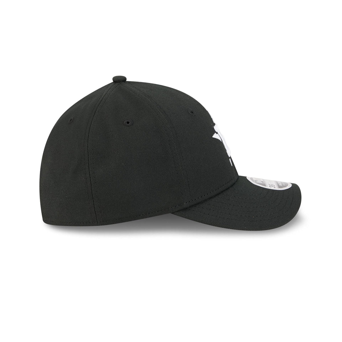 Houston Astros Black and White 39THIRTY M-Crown Stretch Fit Hat