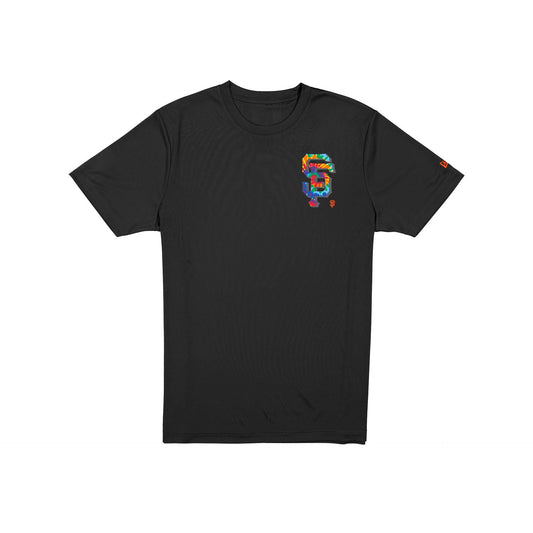 San Francisco Giants Cartoon Black T-Shirt