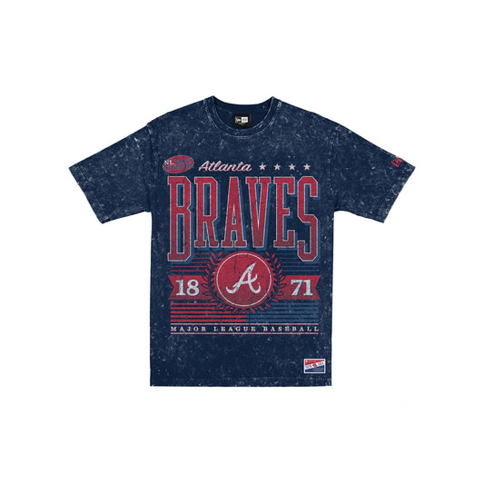Atlanta Braves Throwback Vintage Wash T-Shirt