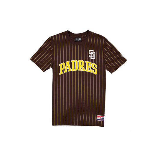 San Diego Padres Throwback Applique Pinstripe T-Shirt