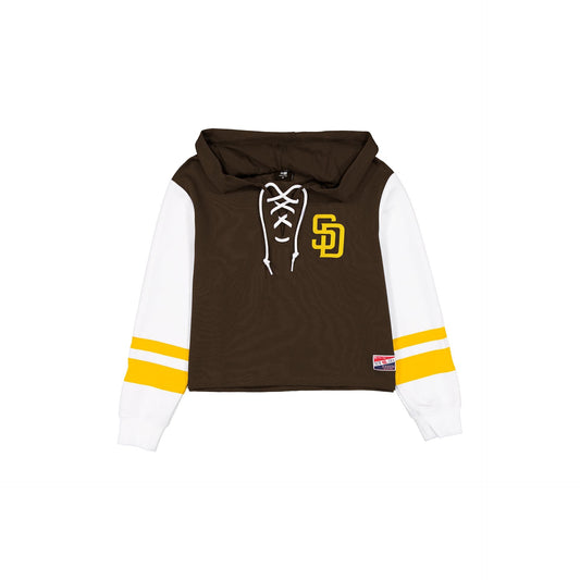 San Diego Padres Throwback Tie Women's Hoodie