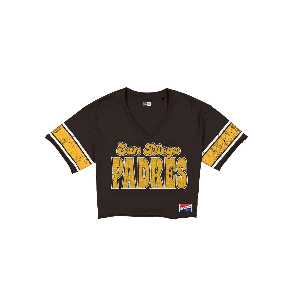 San Diego Padres Throwback Women's Cropped T-Shirt