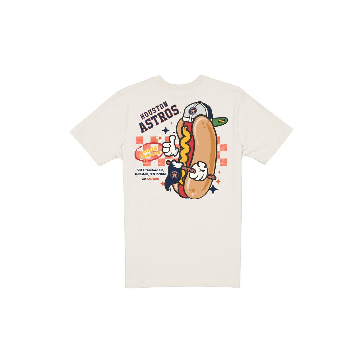 Houston Astros Game Day Ballpark Hot Dog T-Shirt
