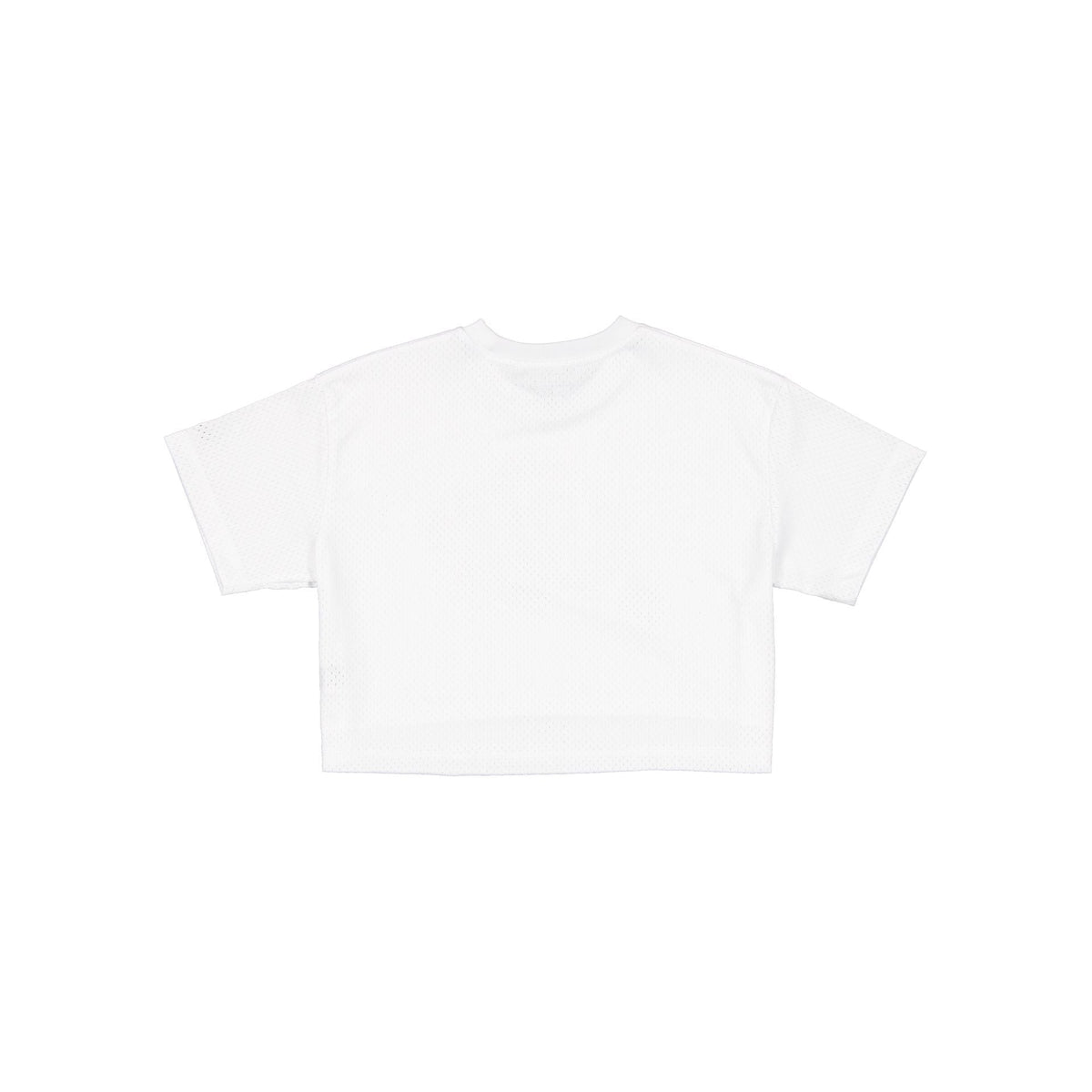 Boston Red Sox Summer Women's White Cropped Jersey T-Shirt
