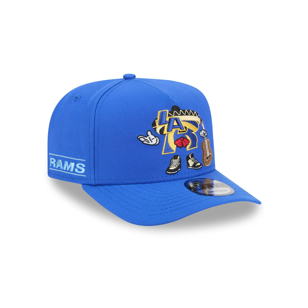 Los Angeles Rams Cartoon 9FIFTY A-Frame Snapback Hat